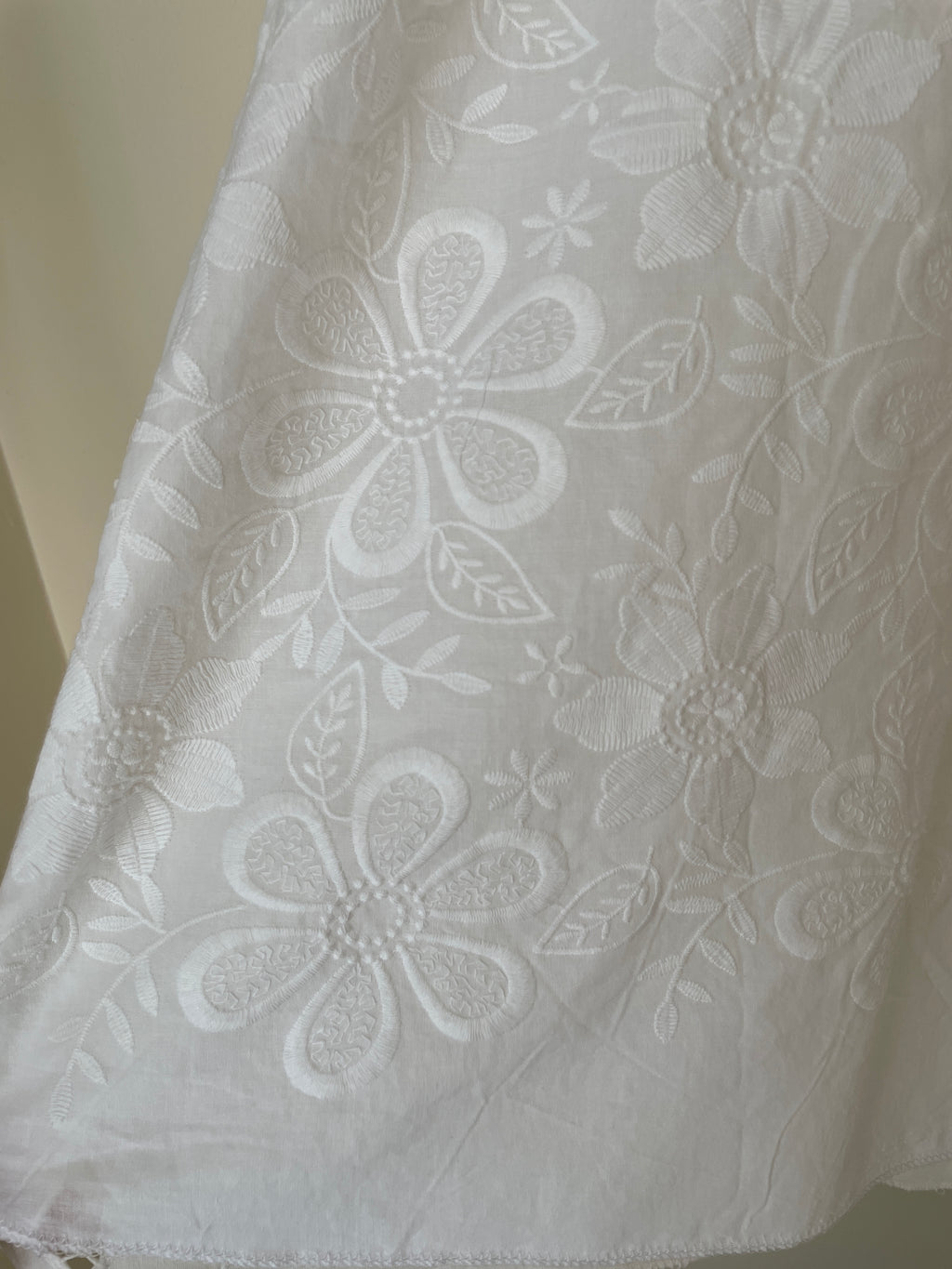Drift Skirt | Made from existing material | White flower