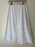 Drift Skirt | Made from existing material | White flower