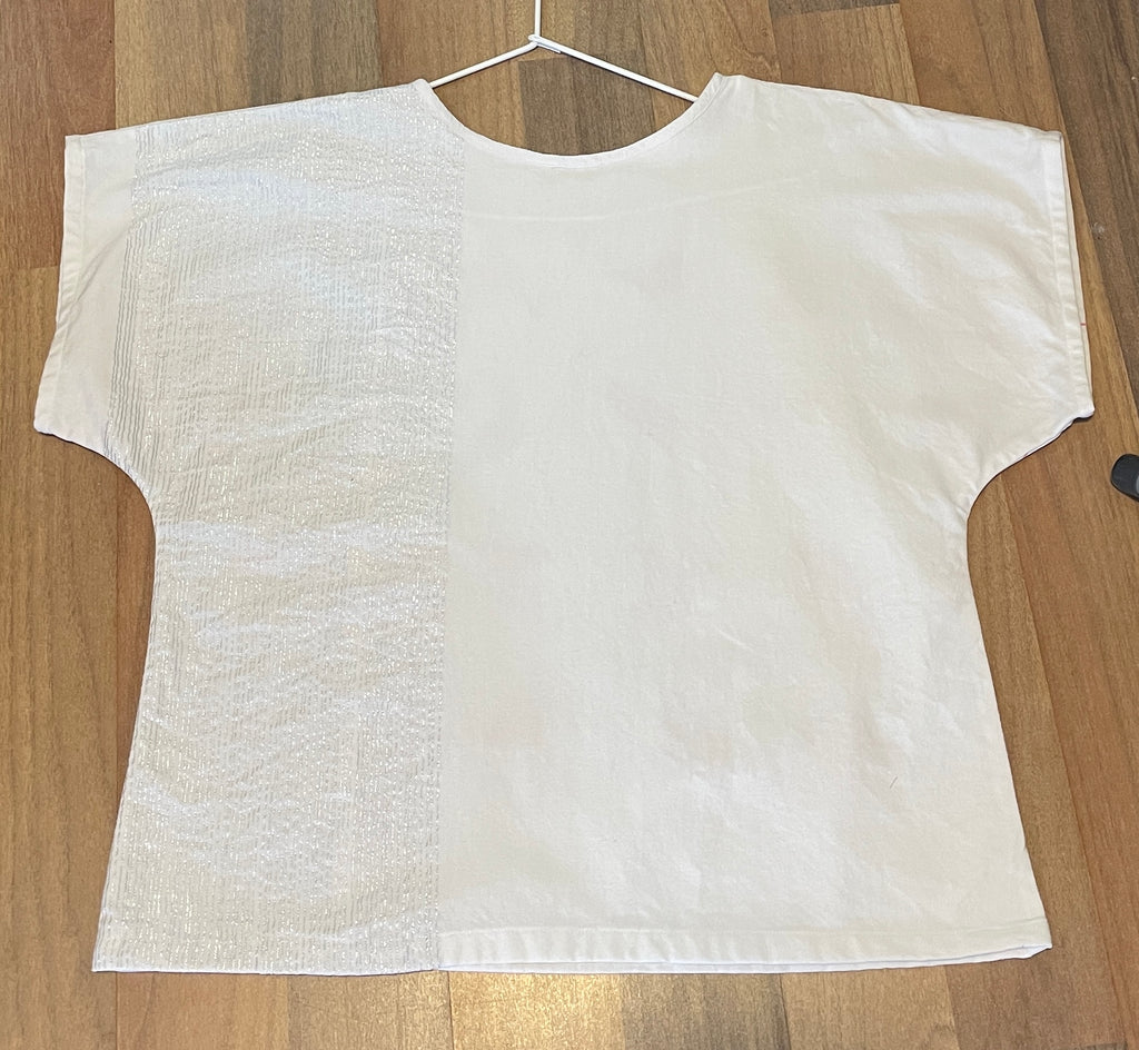 Re-made Tea towel | Boxy Top with Swedish Birds | Sustainable fashion