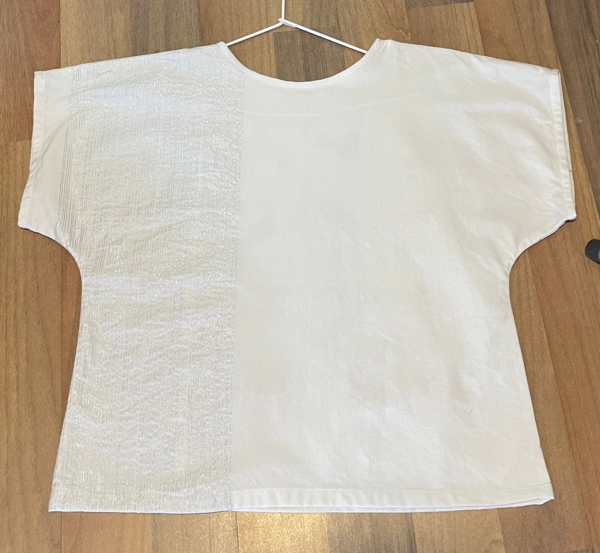 Re-made Tea towel | Boxy Top with Swedish Birds | Sustainable fashion