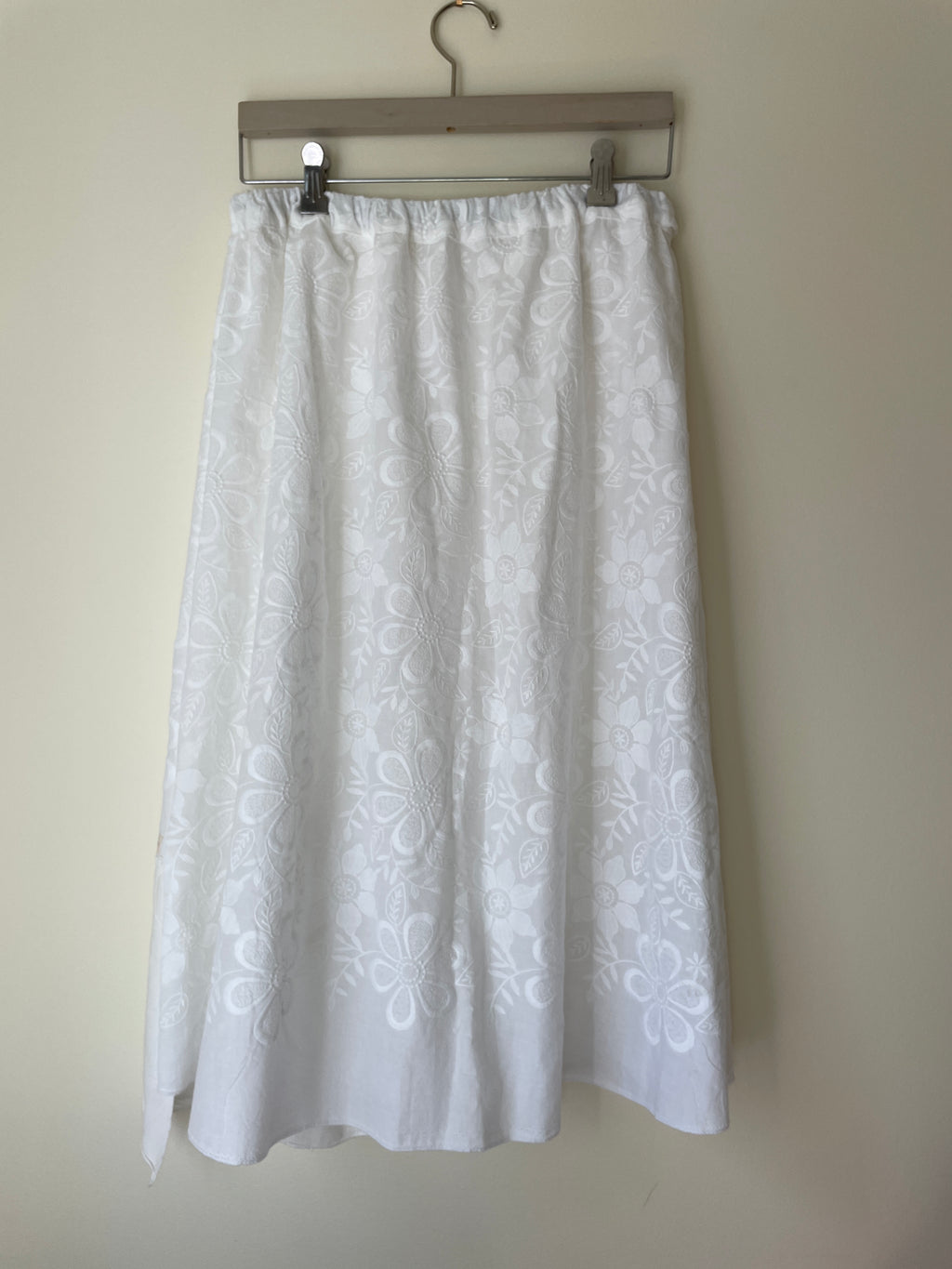 Drift Skirt | Made from existing material | White flower