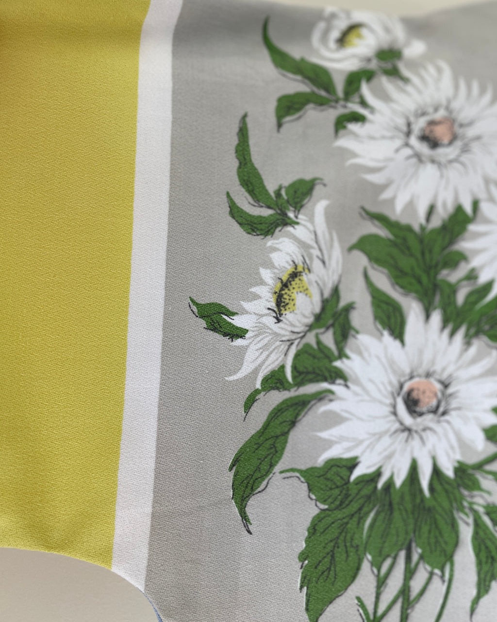 Upcycled Tablecloth Tunic | Geometric Floral | Sustainable Fashion