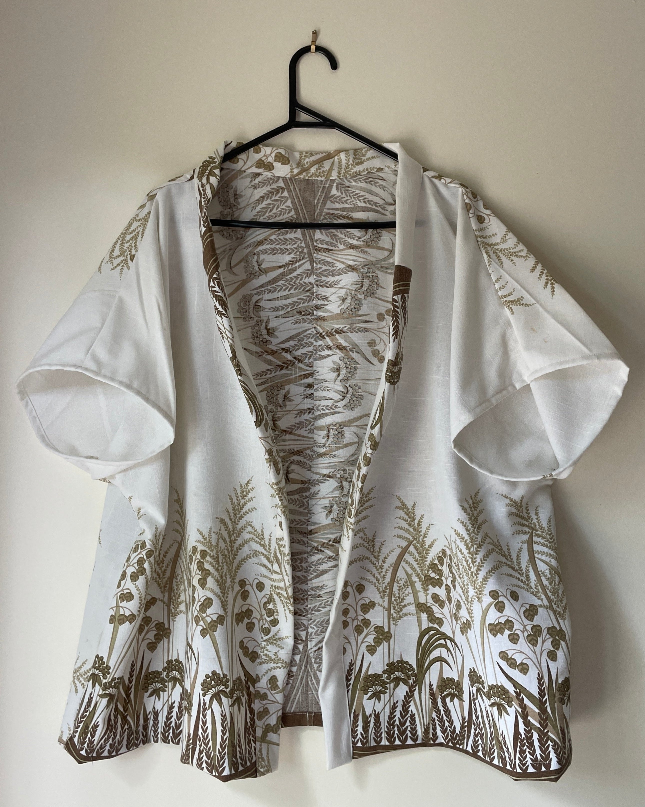 Tunic on hanger with harvest design 