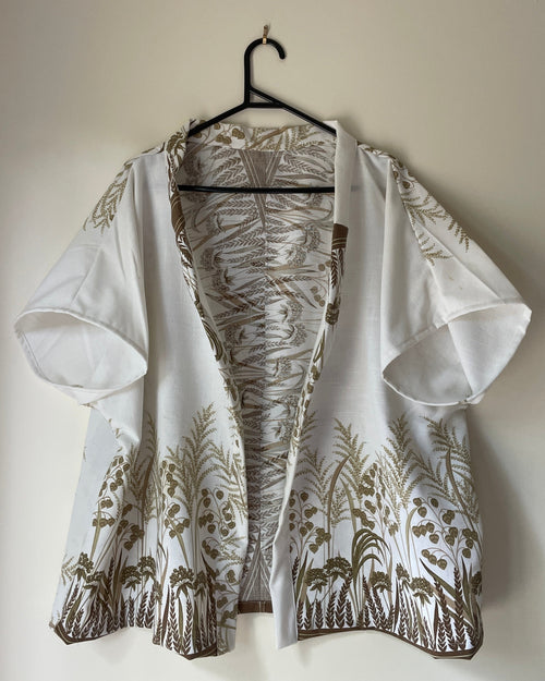 Tunic on hanger with harvest design 