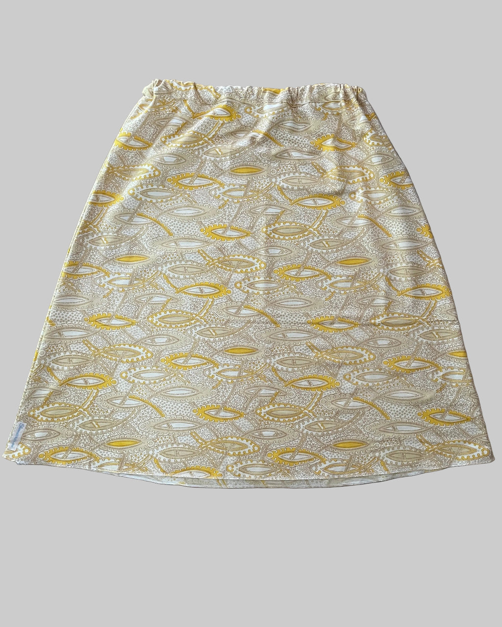 Skirt with yellow pattern 