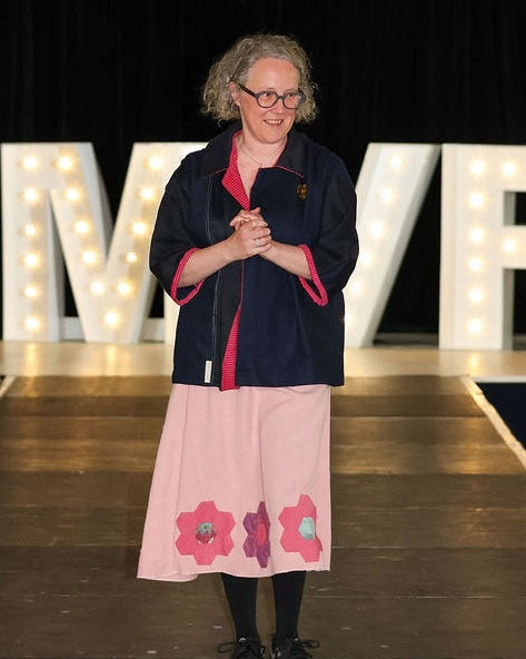 Helene Power standing on MVFS stage 
