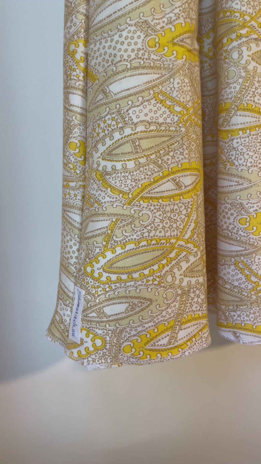 Drift Skirt | Made from existing material | Gold leaves
