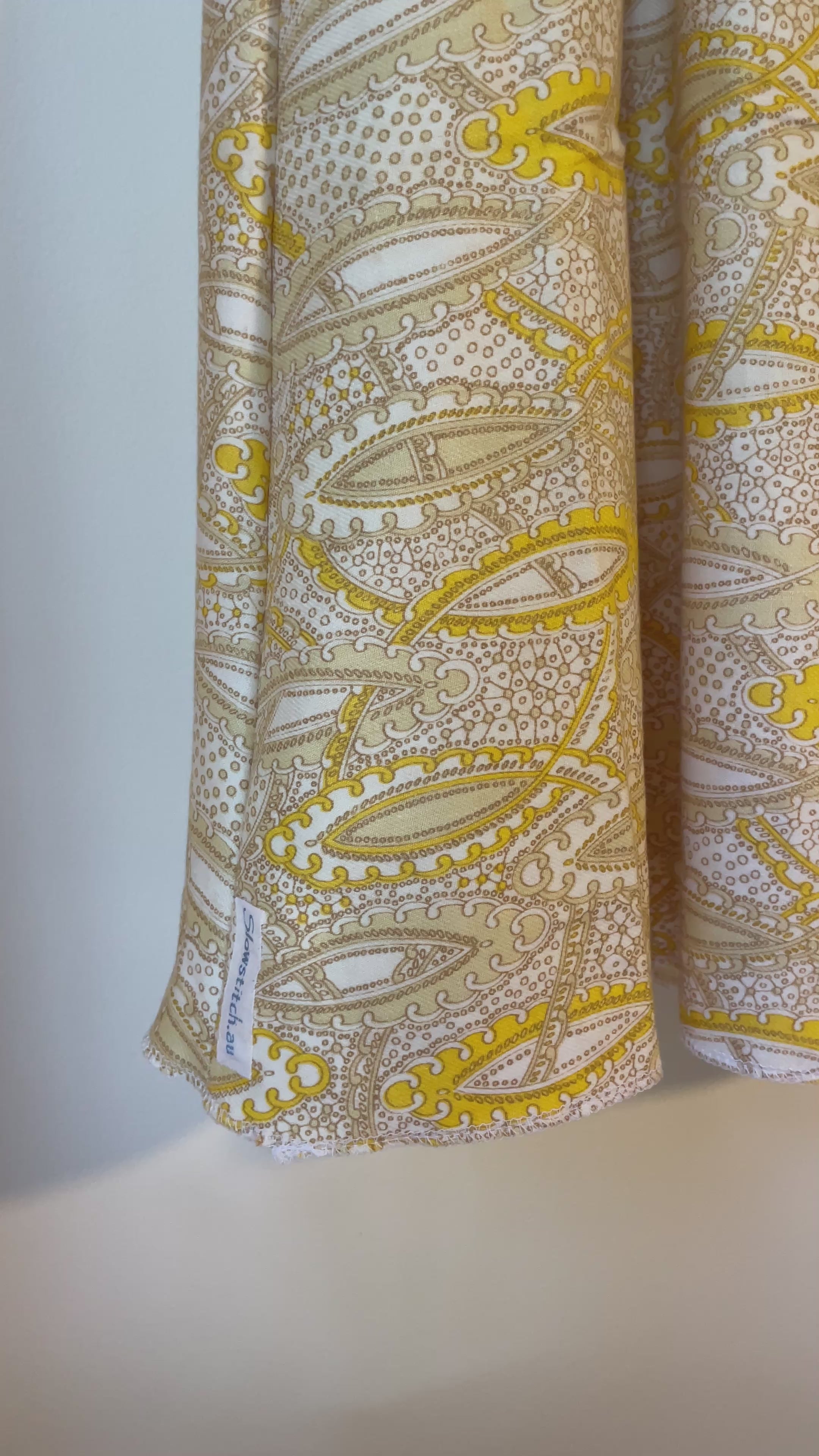 Drift Skirt | Made from existing material | Gold leaves